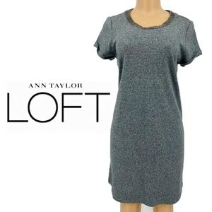 NWT LOFT BEADED NECK DRESS